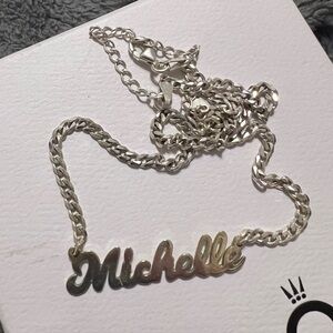 Scripted Michelle Necklace
